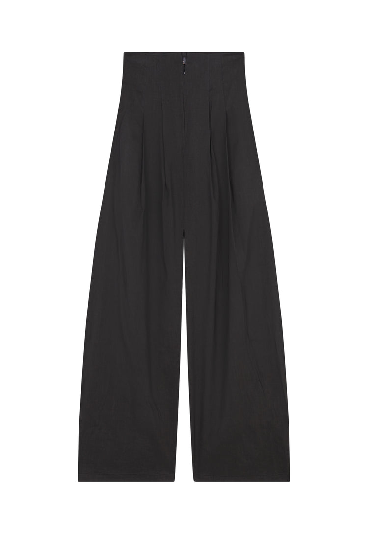 Mira, graphite high-waisted pants