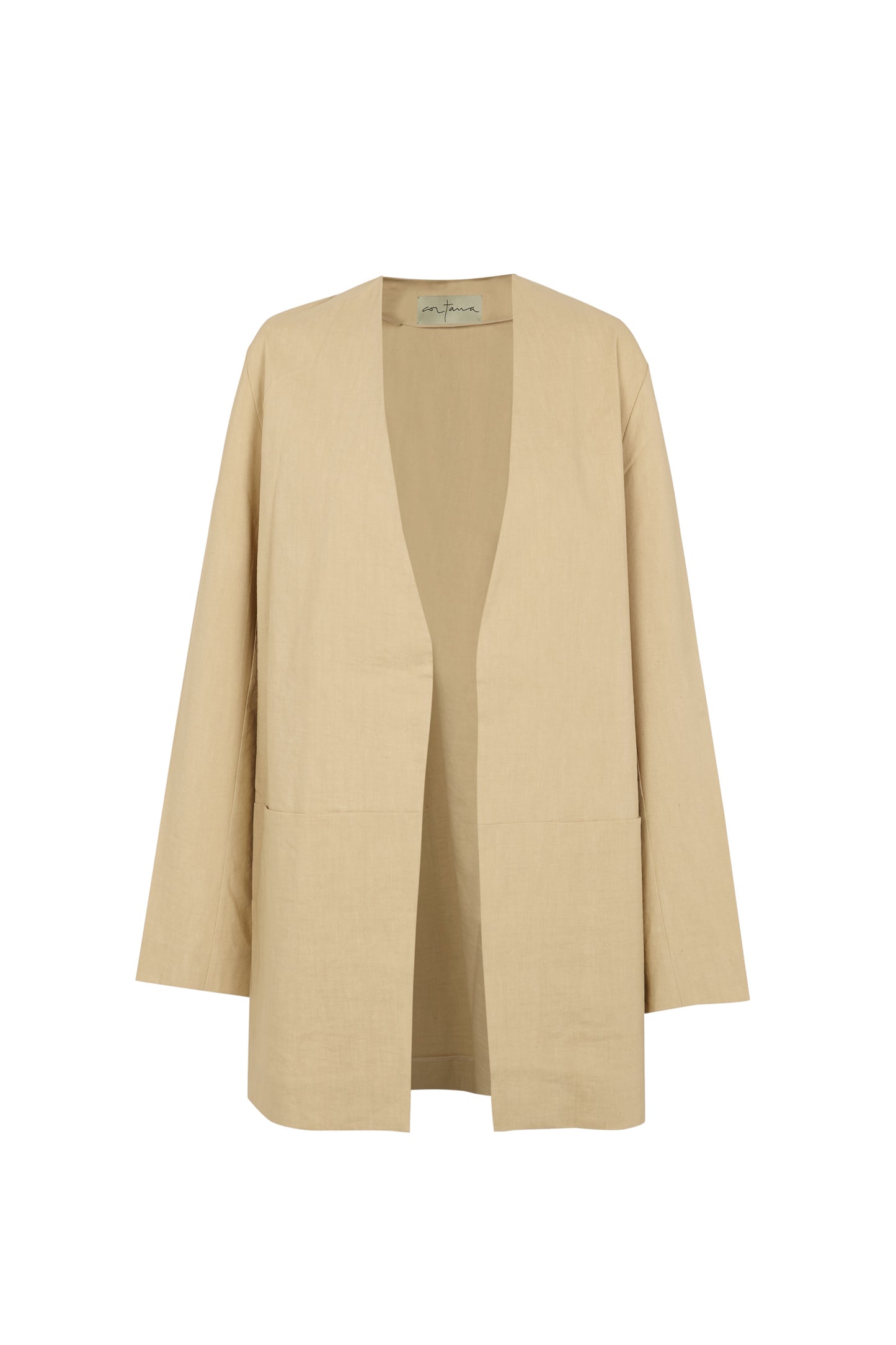 Mite, beige oversized jacket