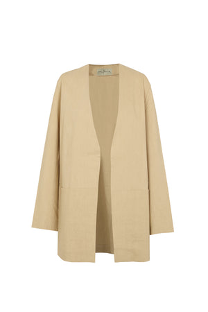 Mite, beige oversized jacket