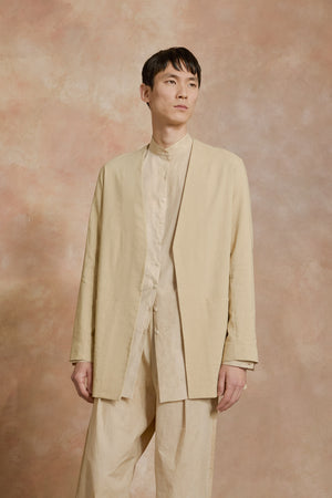 Mite, beige oversized jacket