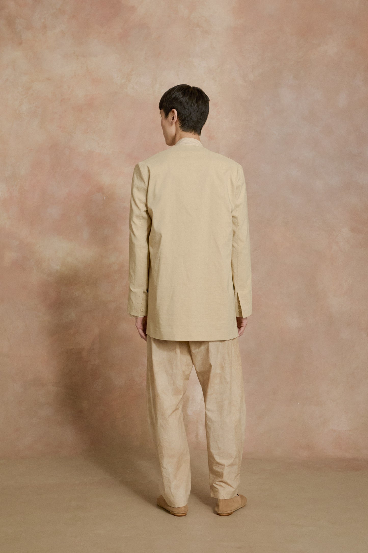 Mite, beige oversized jacket