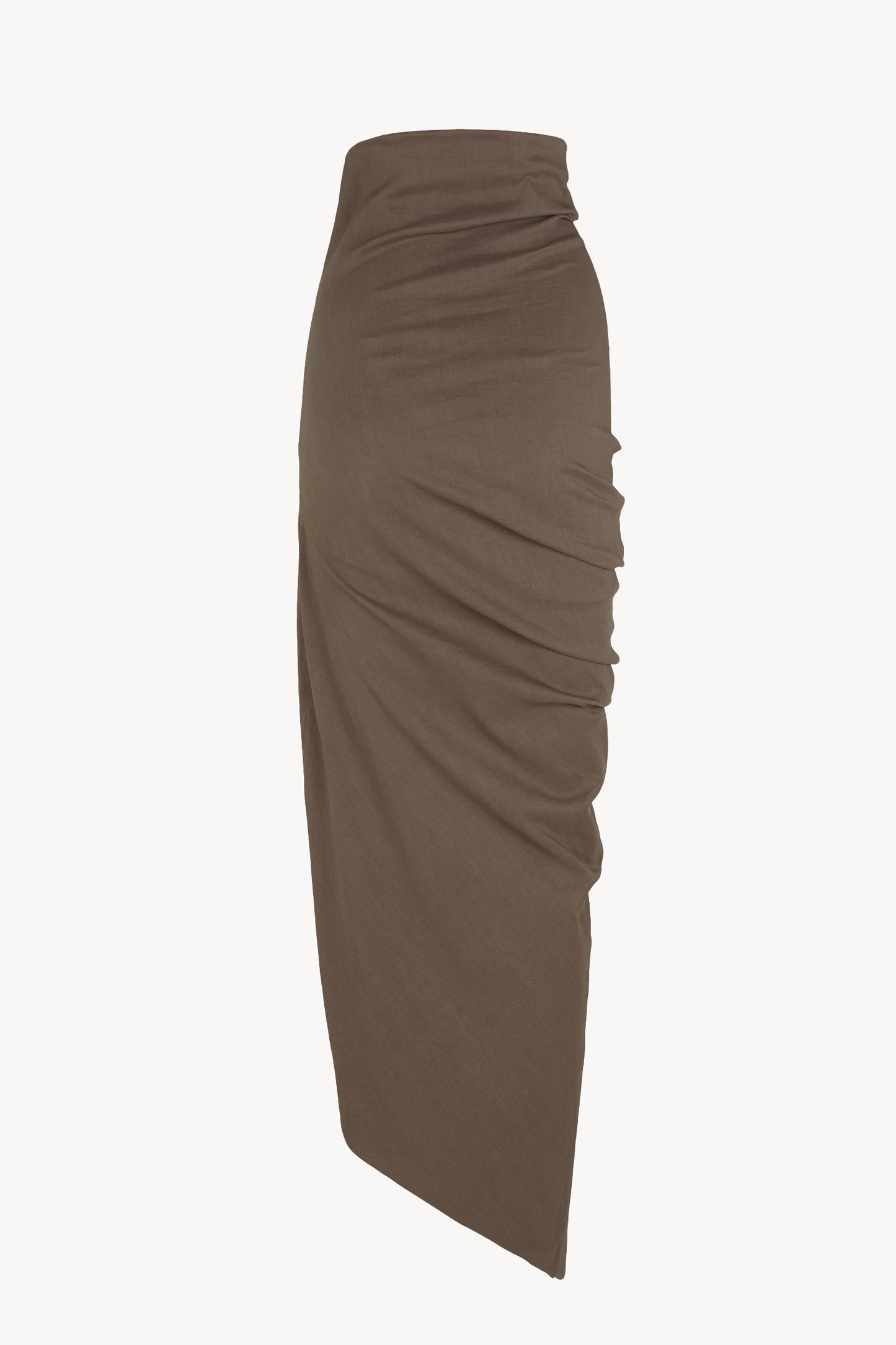 Mite, cocoa midi skirt
