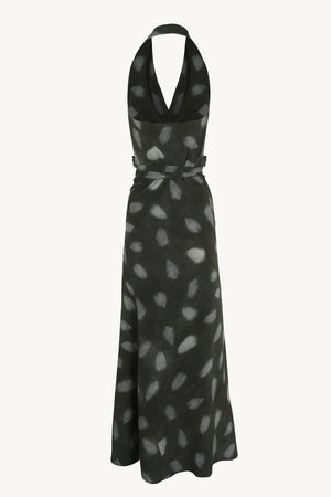 Molly, vestido de seda mint print