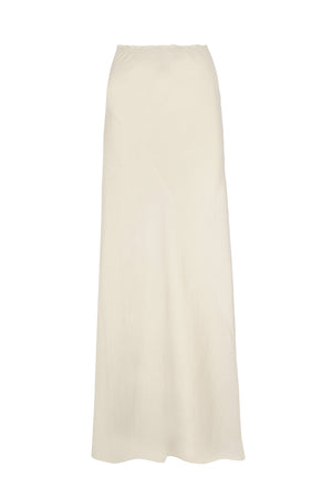 Mona, ivory linen and silk skirt