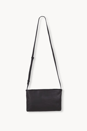Myla, dark grey leather crossbody bag