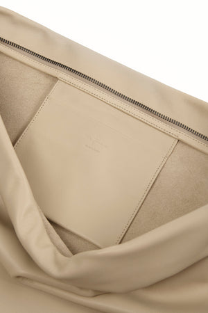Amalia, ecru leather bag