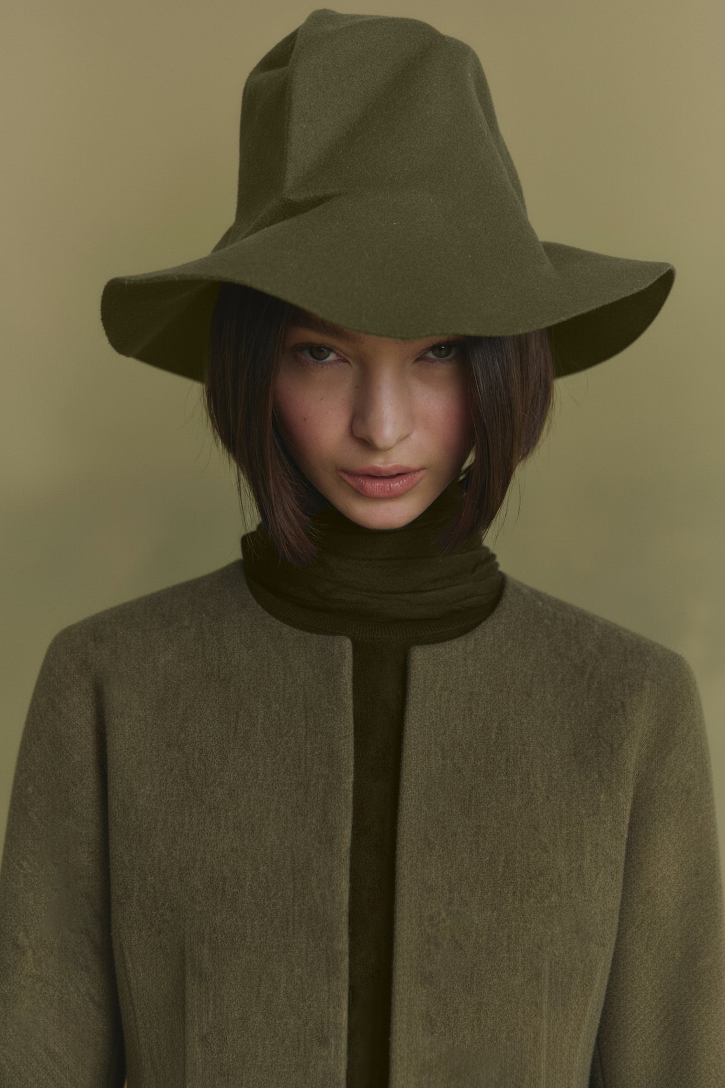 Mystic, sombrero de fieltro kaki