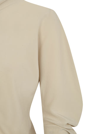 Mystic, beige silk shirt