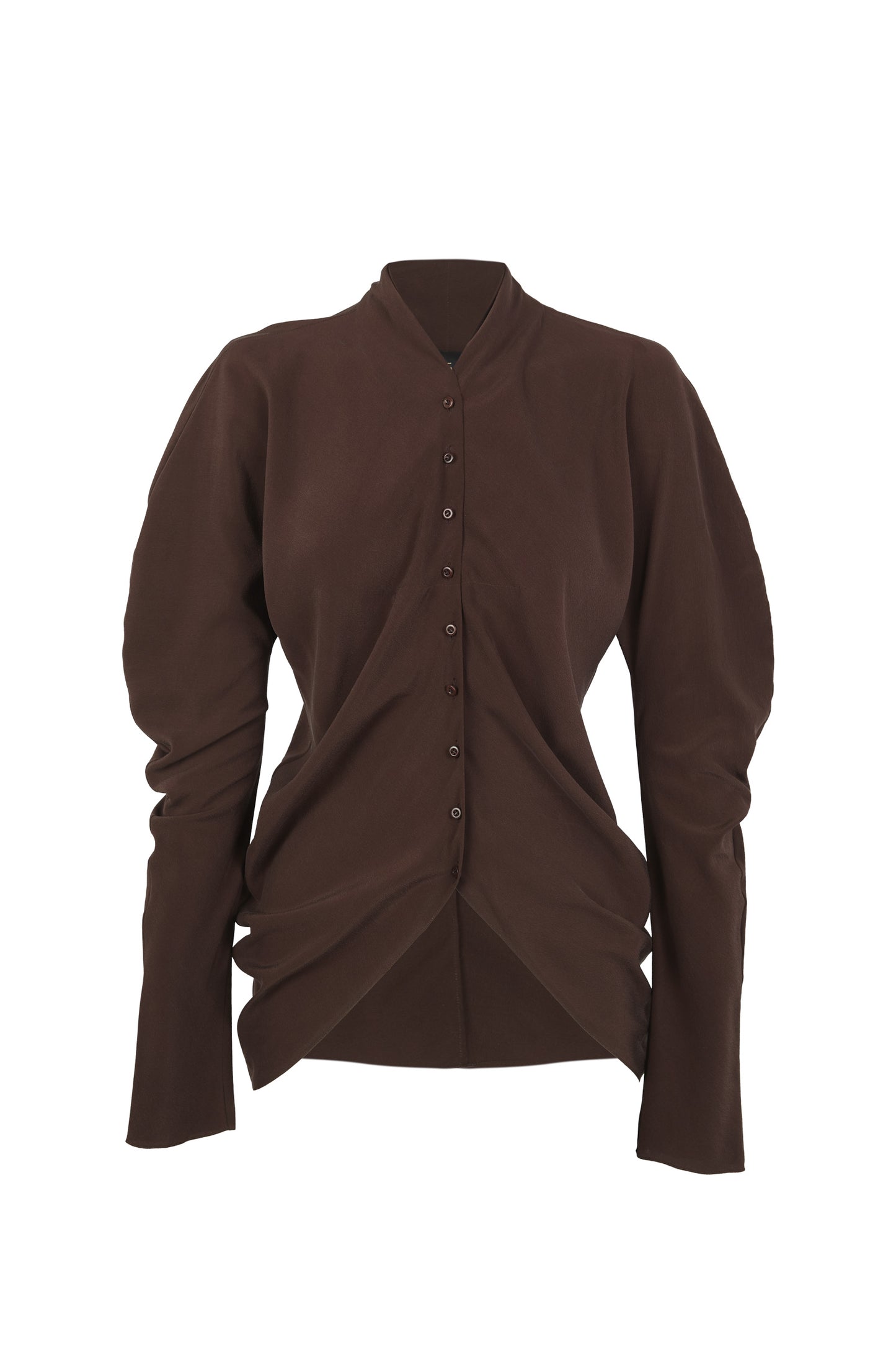 Mystic, camisa de seda uva