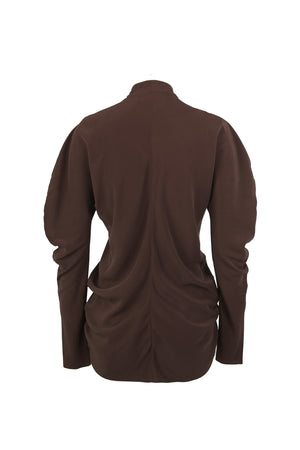 Mystic, camisa de seda uva