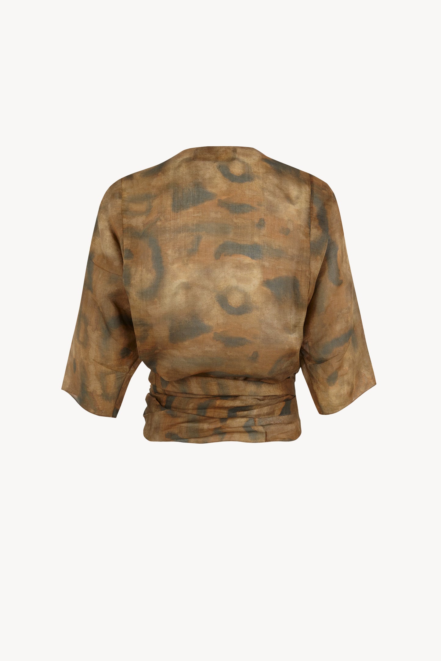 Nala, top de ramio taiyo print