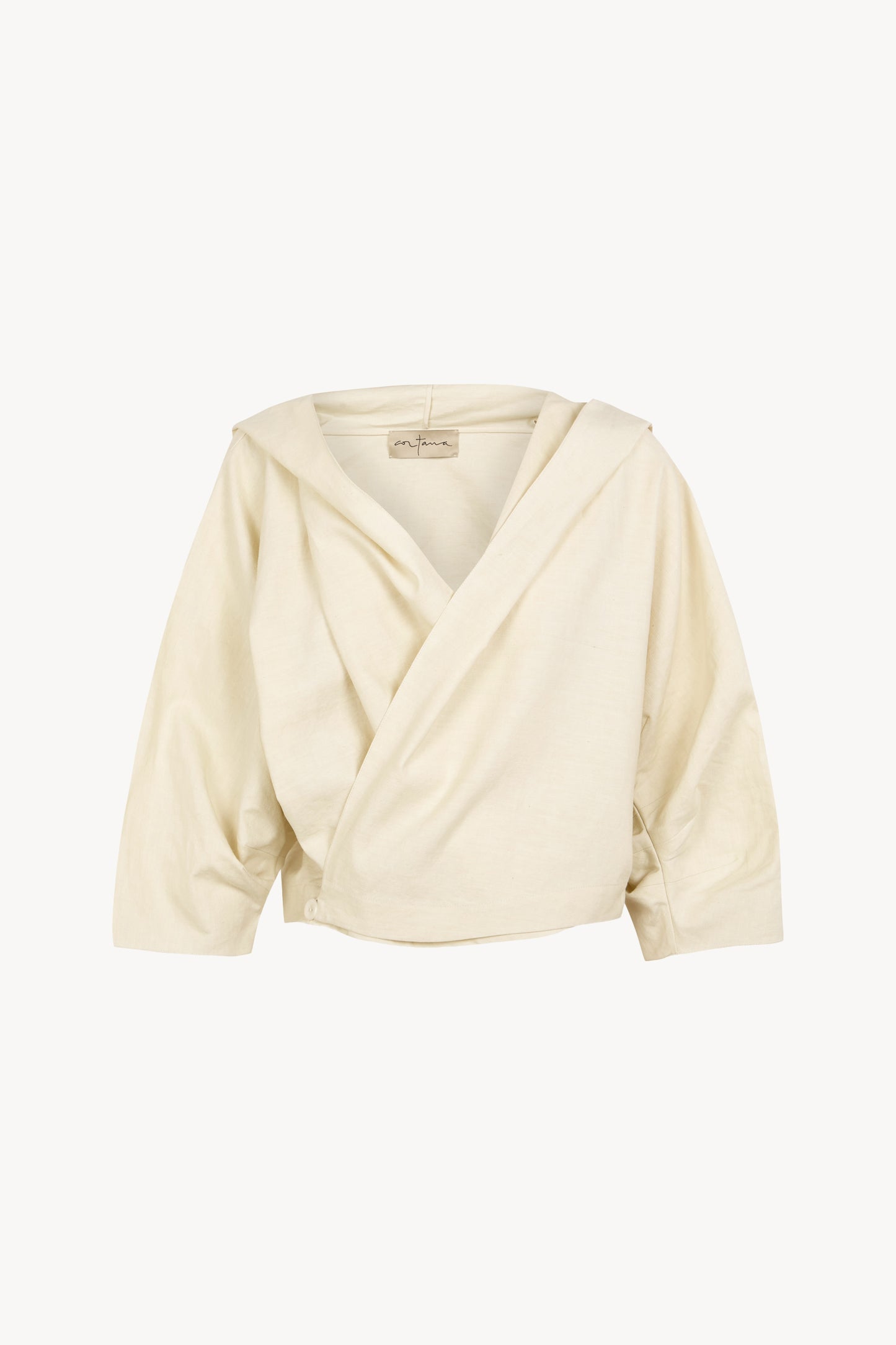 Noa, chaqueta de lino y algodon marfil