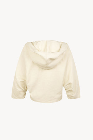 Noa, chaqueta de lino y algodon marfil