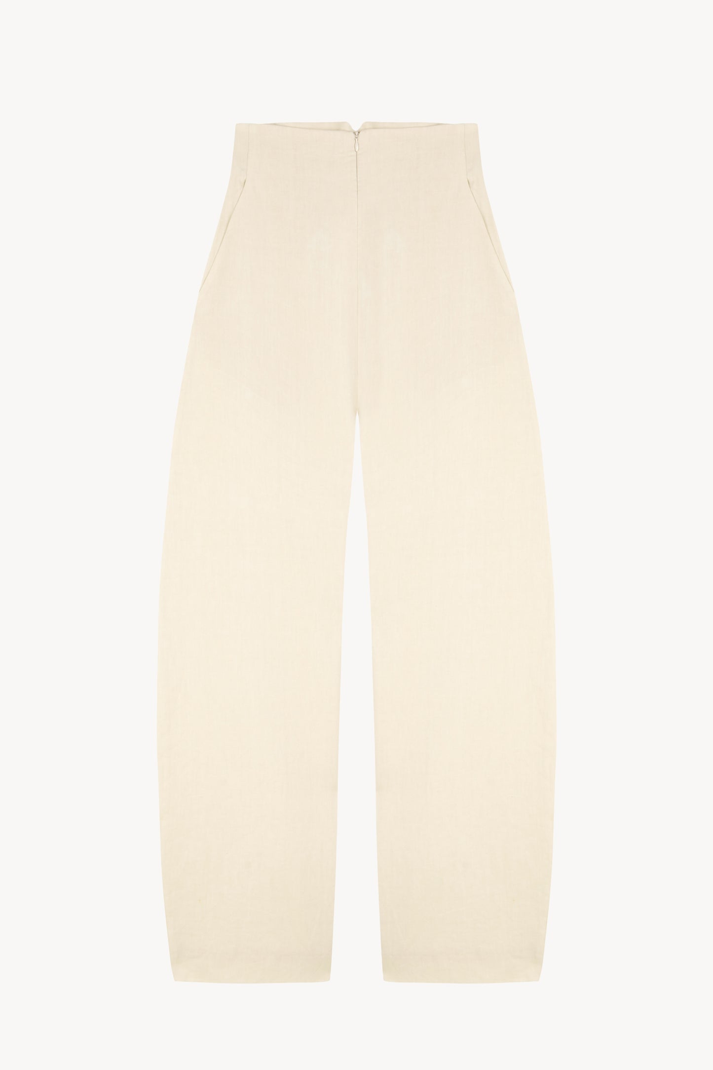 Noa, pantalon de lino y algodon marfil