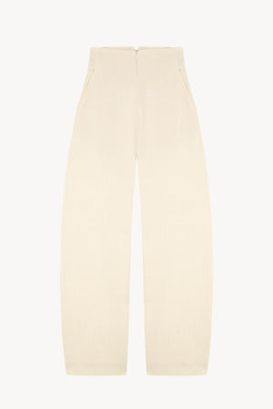 Noa, pantalon de lino y algodon marfil