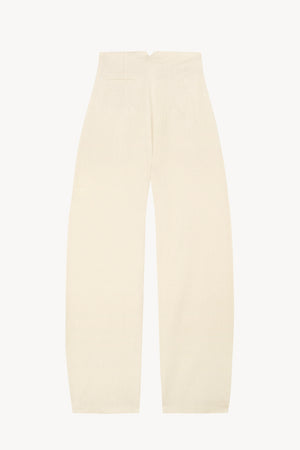 Noa, pantalon de lino y algodon marfil