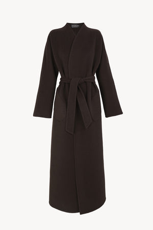 Noon, abrigo doble faz chocolate