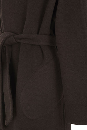 Noon, chocolate double-face coat