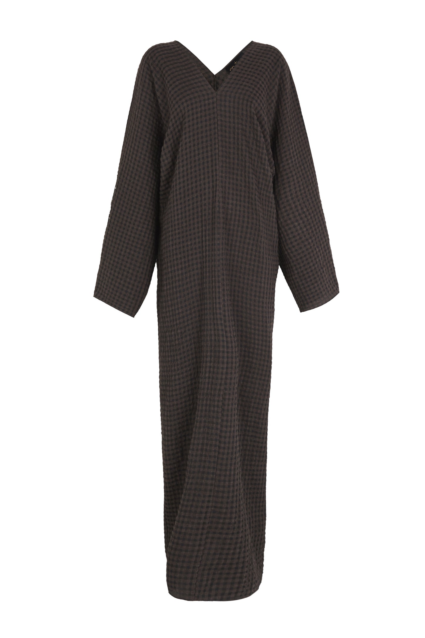 Nuna, dark jacquard plaid dress