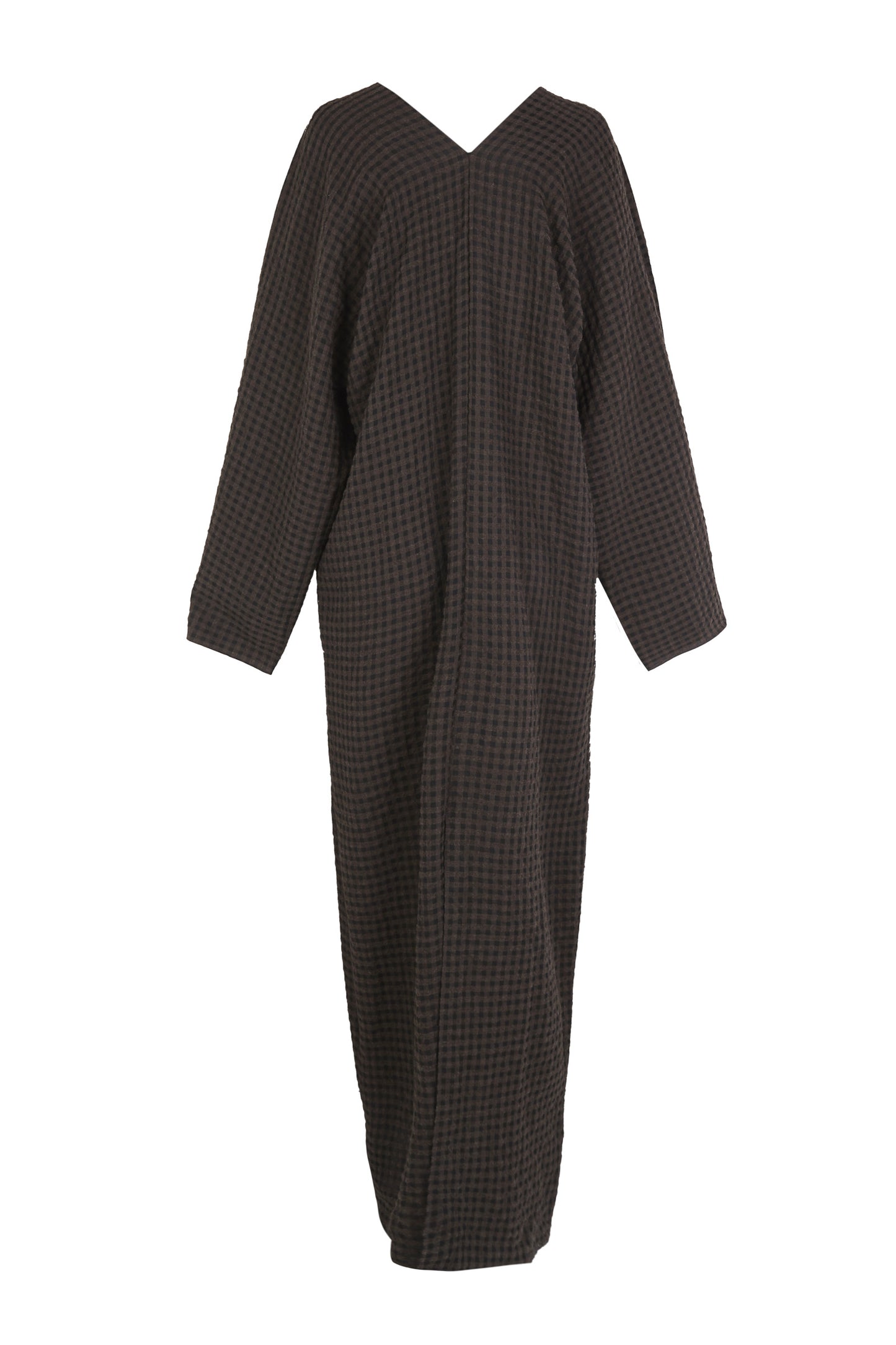 Nuna, dark jacquard plaid dress