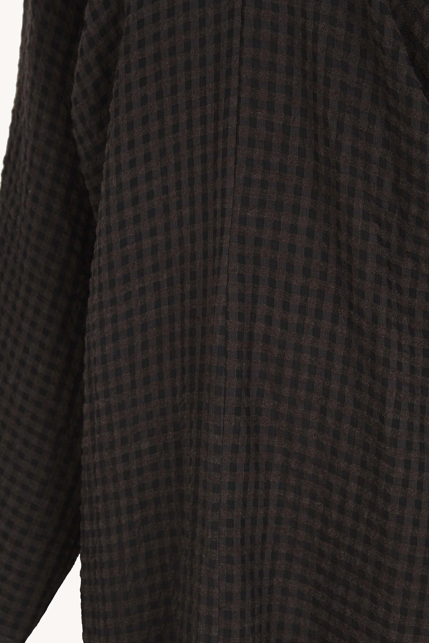 Nuna, vestido a cuadros jacquard oscuro