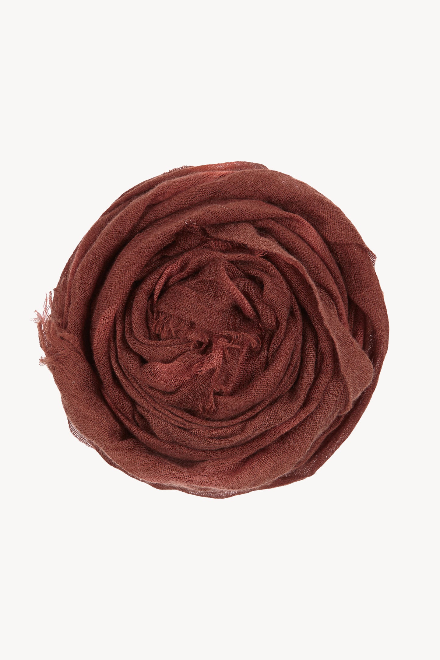 Nura, cayenne striped scarf