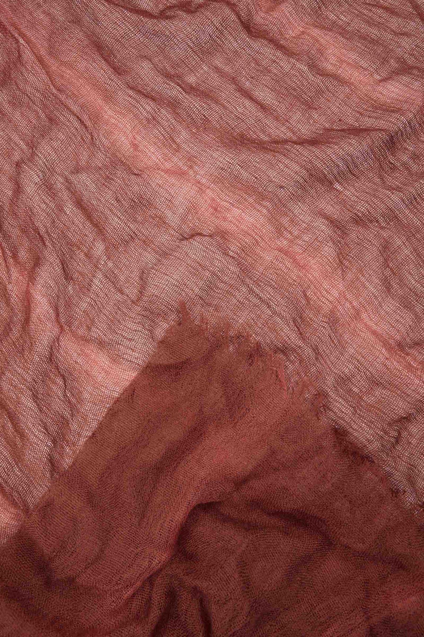 Nura, cayenne striped scarf