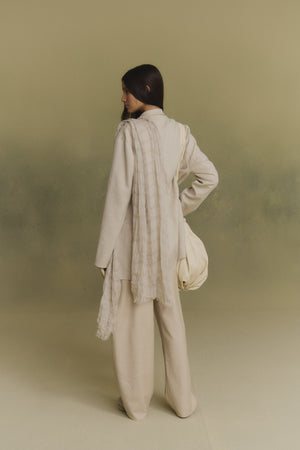 Eclipse, maltinto beige striped foulard