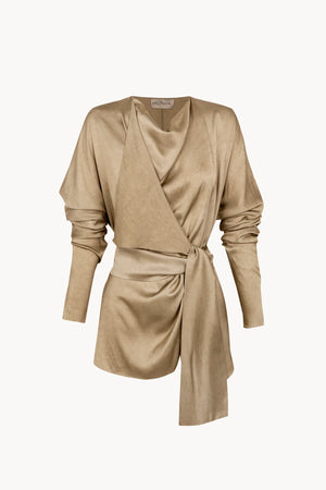 Odisea, pearl maltinto asymmetric jacket