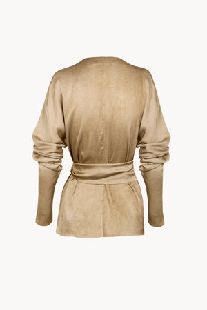 Odisea, pearl maltinto asymmetric jacket