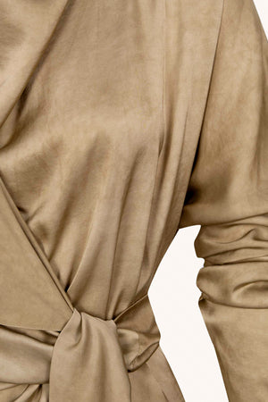 Odisea, pearl maltinto asymmetric jacket