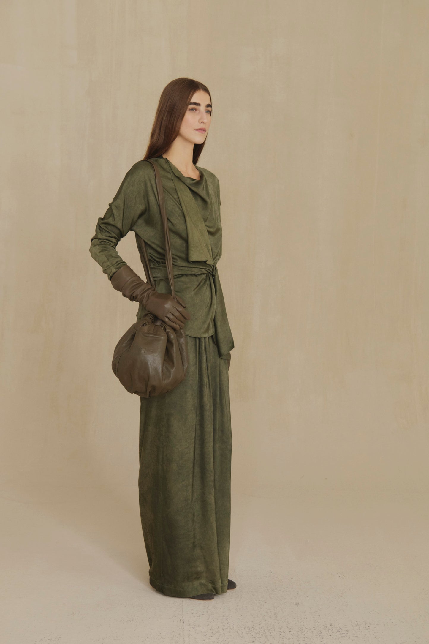 Odisea, pearl maltinto asymmetric jacket