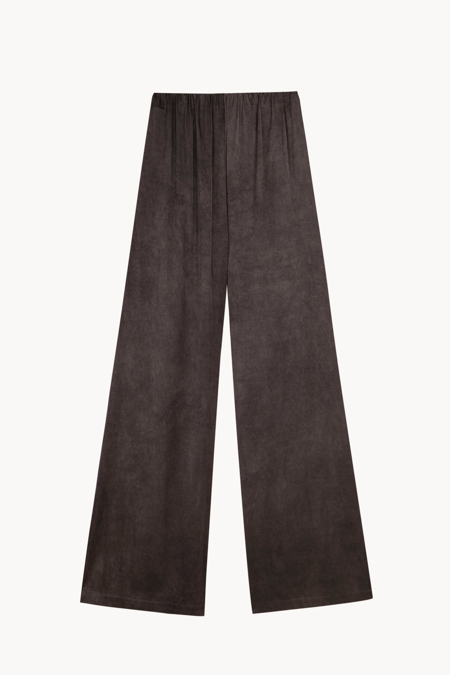 Odisea, pantalon ancho burdeos maltinto