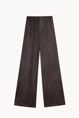 Odisea, pantalon ancho burdeos maltinto