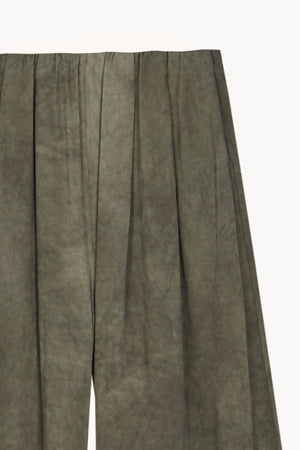 Odisea, pantalon ancho verde maltinto