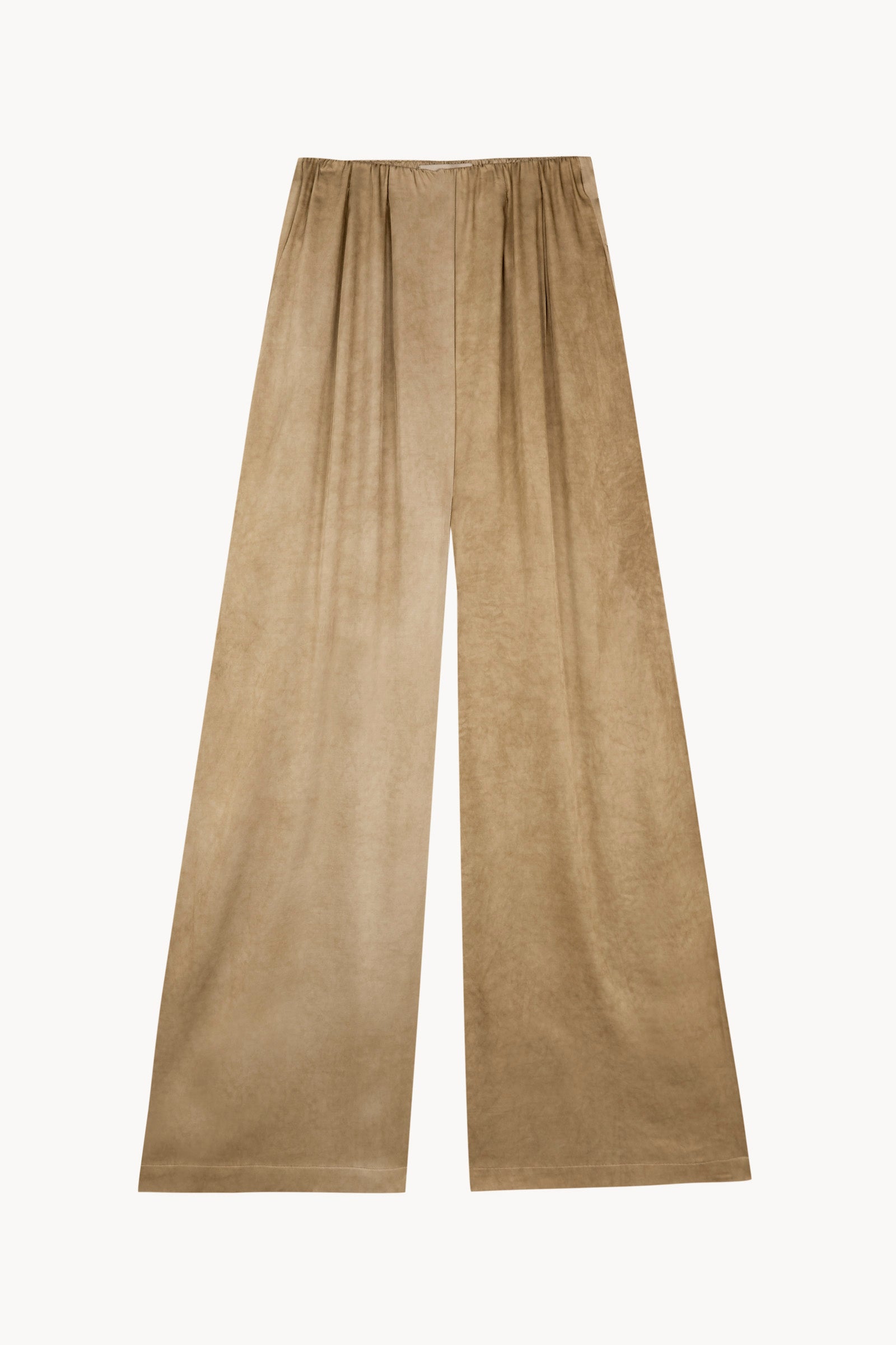 Odisea, pantalon ancho perla maltinto