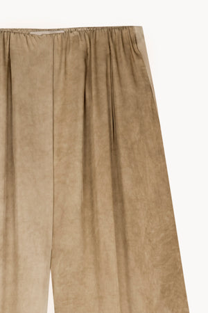 Odisea, pantalon ancho perla maltinto