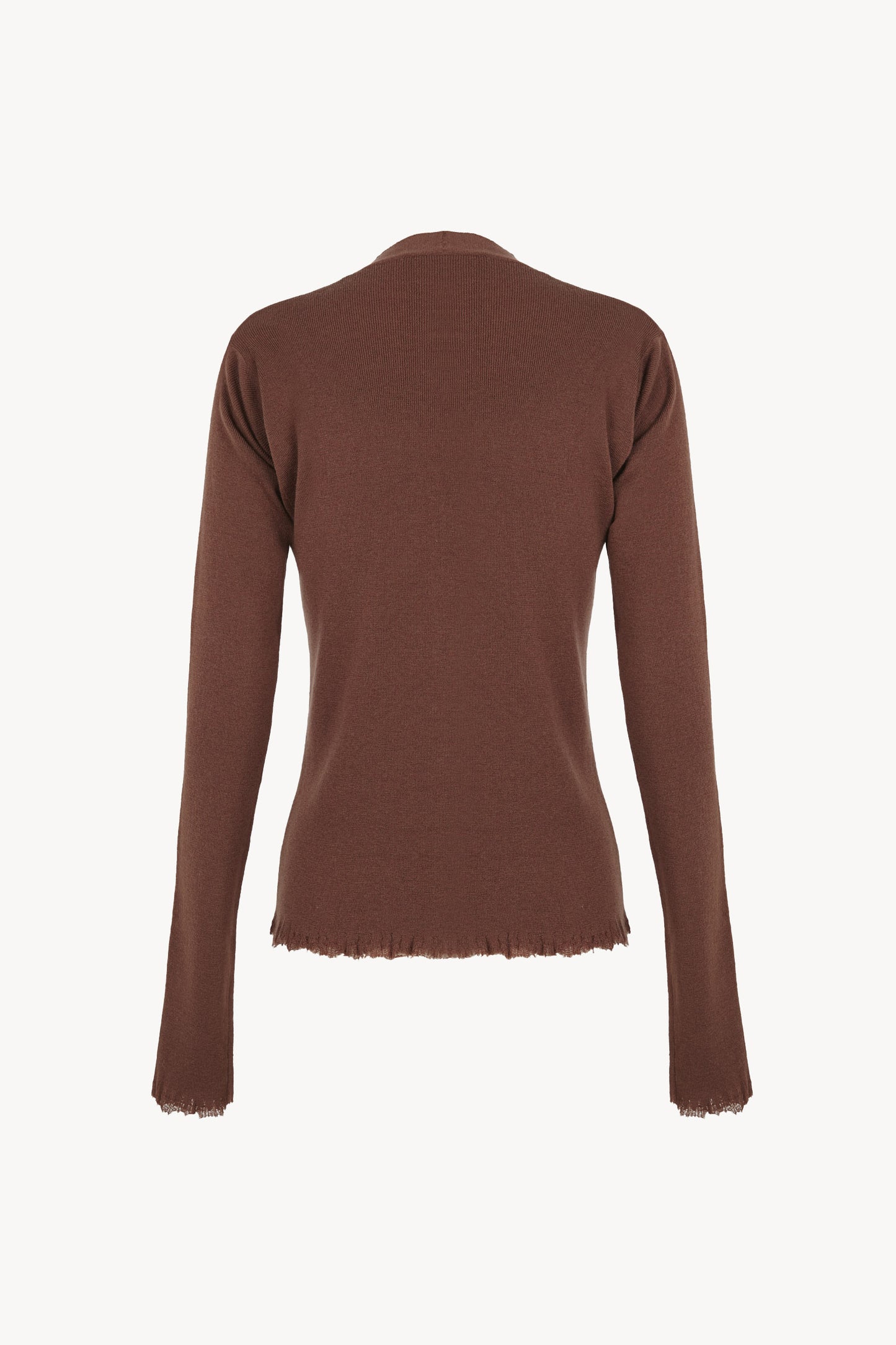 Ojala, blush wool and cashmere cardigan