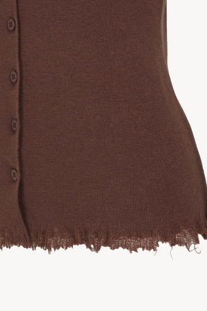 Ojala, blush wool and cashmere cardigan