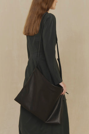 Amalia, black leather bag