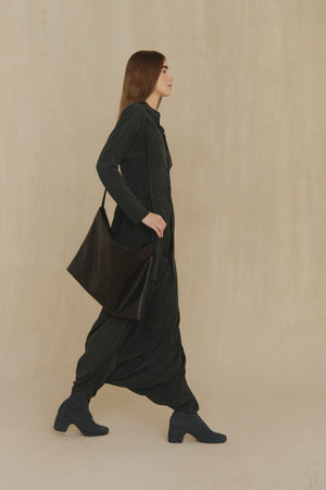 Amalia, black leather bag