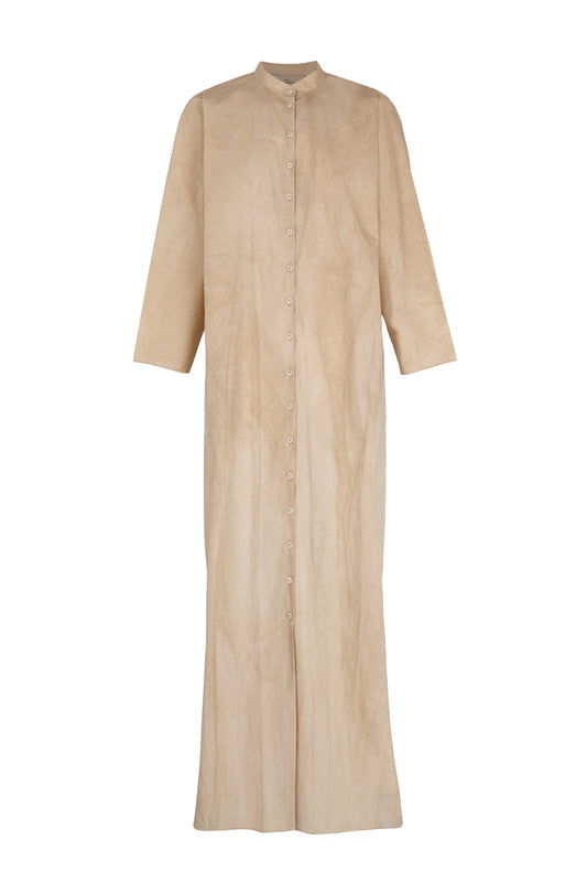 Ono, fade beige shirt dress