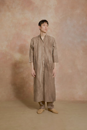 Ono, fade cocoa shirt dress