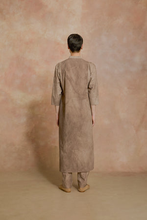 Ono, fade cocoa shirt dress