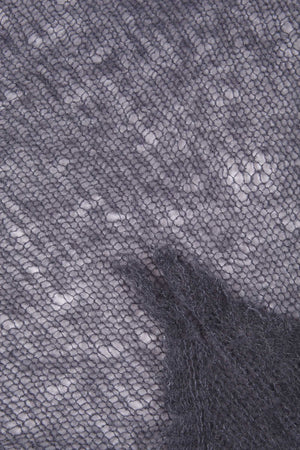 Onye, grey open knit bandana