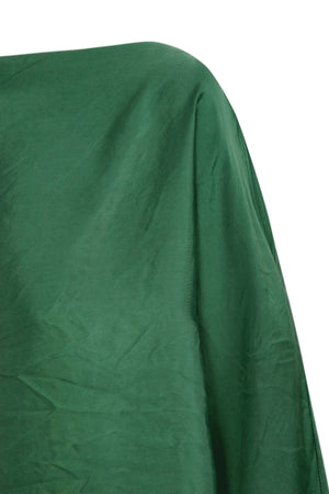 Oona, emerald green cupro top