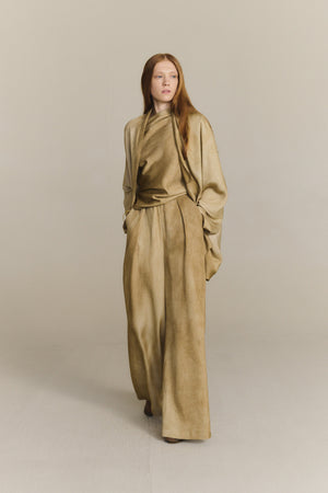 Opalo, chaqueta amplia bronce maltinto