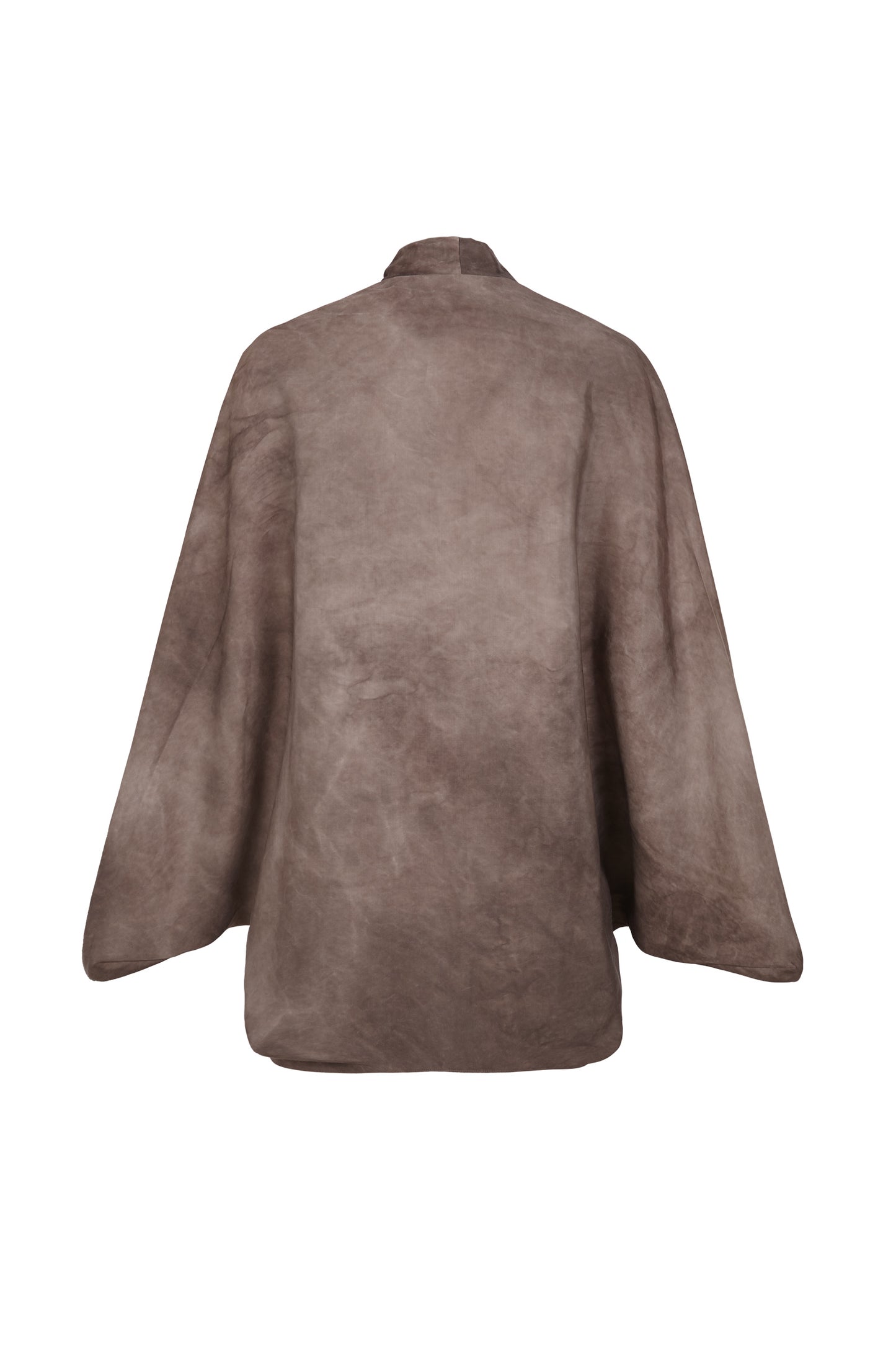 Opalo, oversized cocoa maltinto jacket