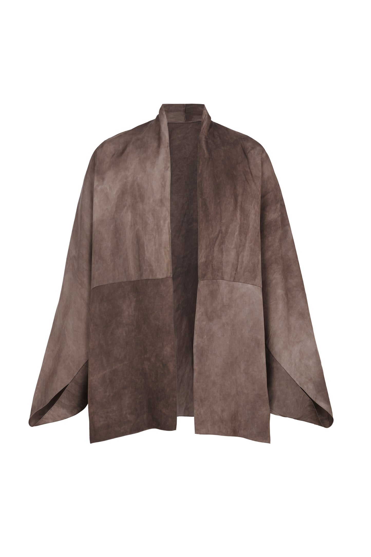 Opalo, oversized cocoa maltinto jacket