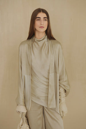 Opalo, chaqueta amplia burdeos maltinto